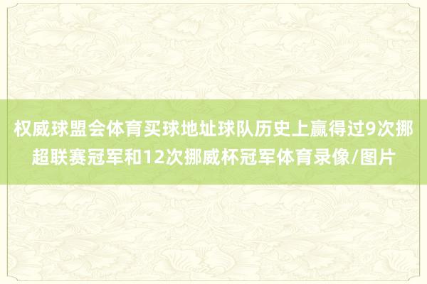 权威球盟会体育买球地址球队历史上赢得过9次挪超联赛冠军和12次挪威杯冠军体育录像/图片